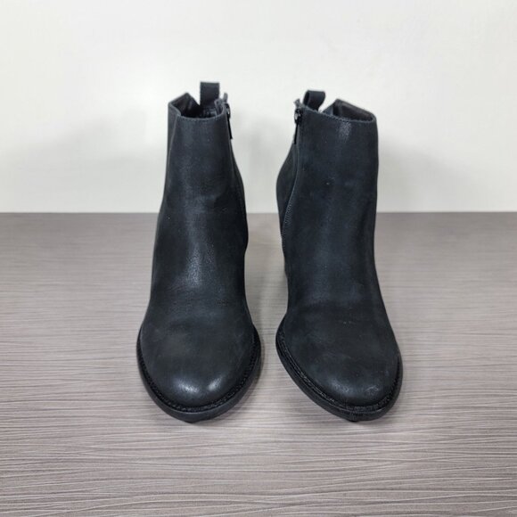 Blondo Nivada Waterproof Side Zip Bootie, Black Leather, Womens Size 8 M - Picture 2 of 11